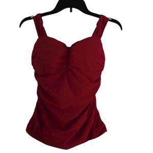 Profile by Gotten Women's swimsuits top  red, size 32F